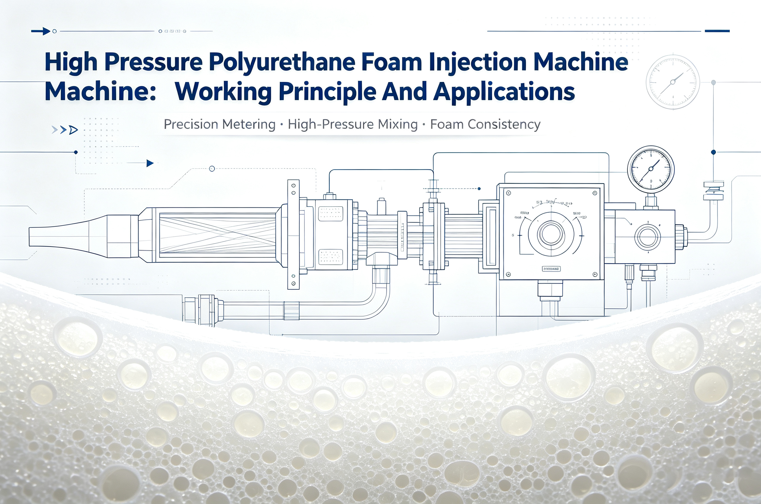 High Pressure Polyurethane Foam Injection Machine: Working Principle And Applications