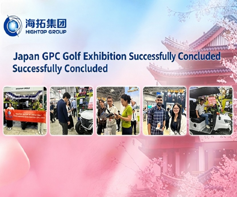 GPC Tokyo 2026 Wraps Up: Hightop HTGF2+2 4 Passenger Electric Golf Cart Takes Center Stage