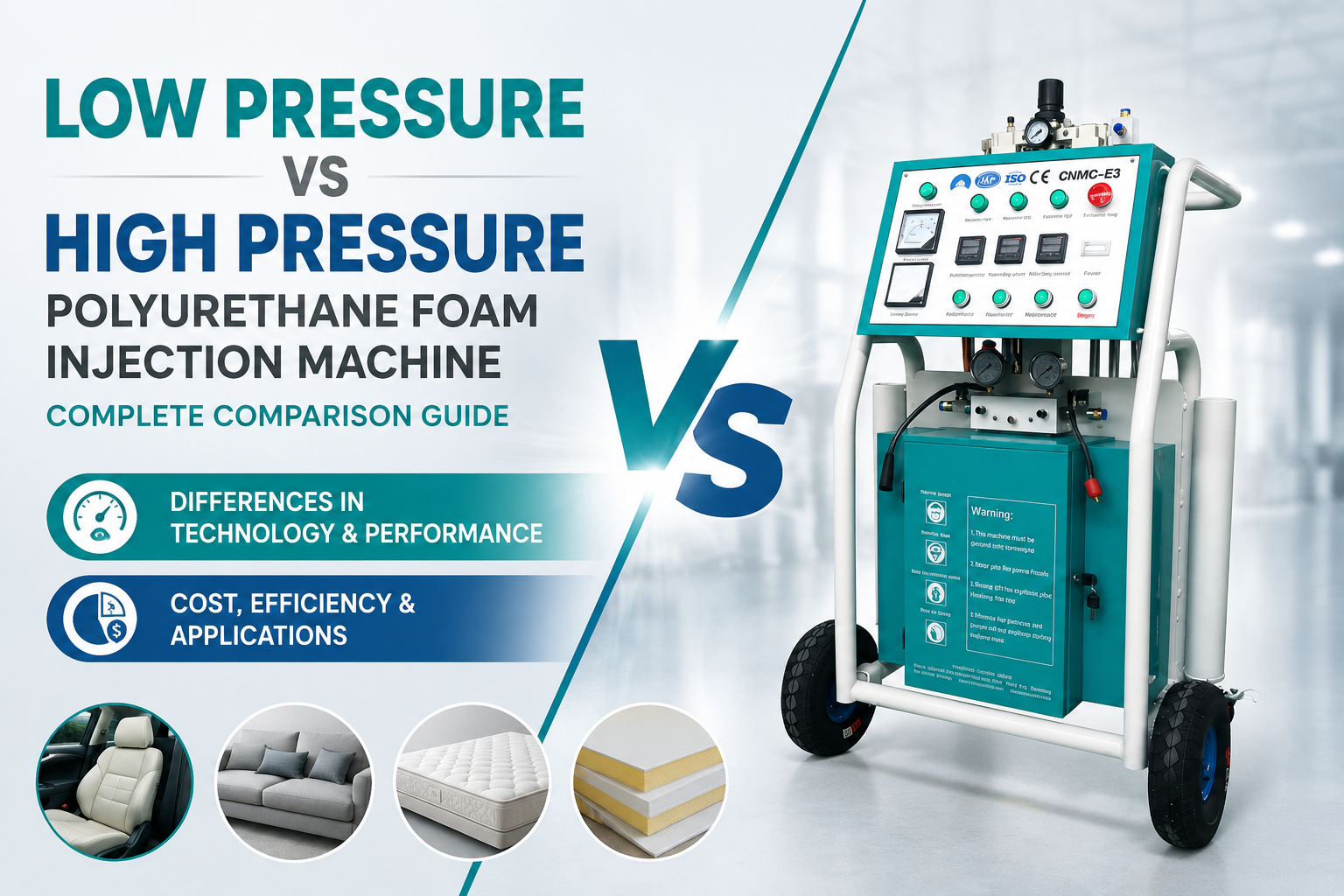 High Pressure Vs Low Pressure Polyurethane Foam Injection Machine: Complete Comparison Guide