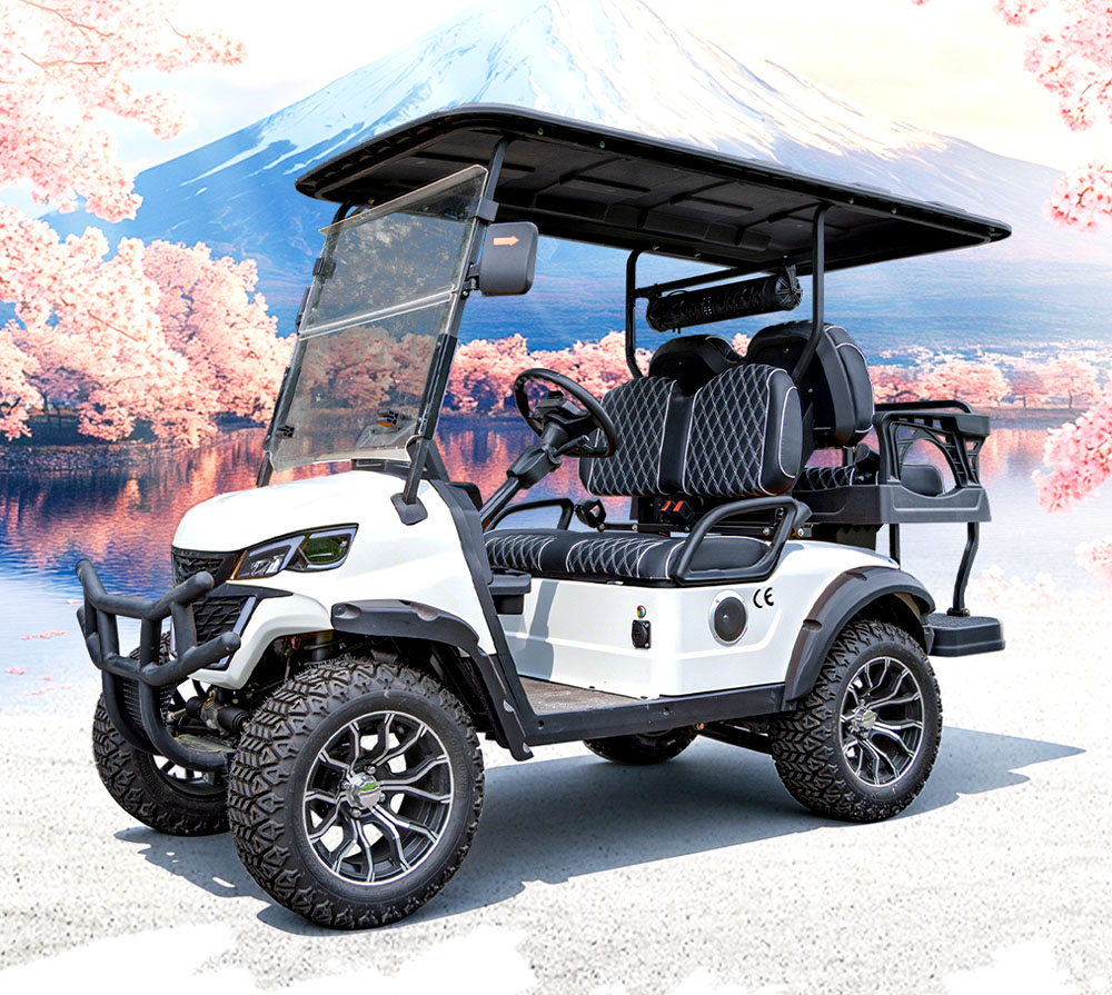 HTGF2+2 4 passenger electric golf cart at GPC Tokyo 2026 .jpg