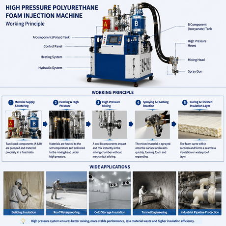 working principle of a high pressure polyurethane foam injection machine.png