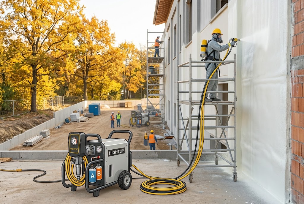 Autumn Construction Season Begins: Reliable Polyurethane Spray Equipment Helps Contractors Complete Projects Efficiently