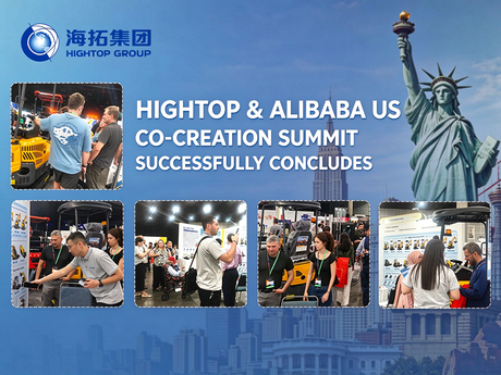 Hightop HT15P mini excavator showcased at Alibaba CoCreate Summit 2026.png